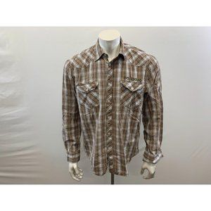 Bluenotes Men's Western Button Up Shirt Size Large